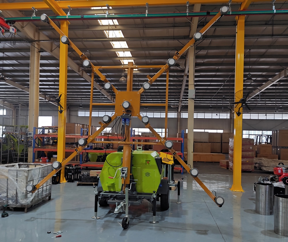 拖車式移動(dòng)照明車 機(jī)場(chǎng)跑道關(guān)閉預(yù)警標(biāo)志燈塔4TN4000B